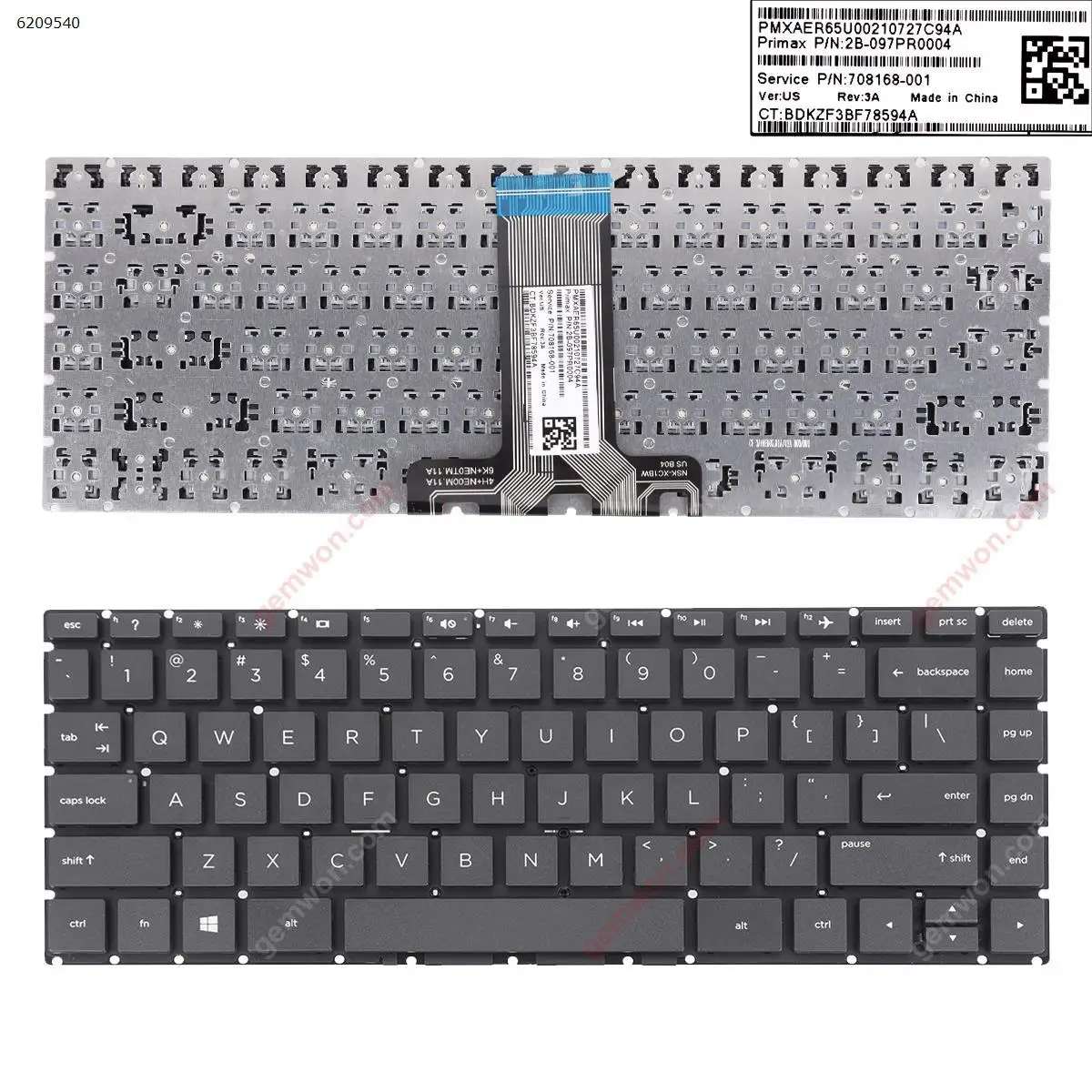 US/SP/LA Laptop Keyboard for HP Pavilion 14-BS 14-BS000 14-BS100 14-BS500