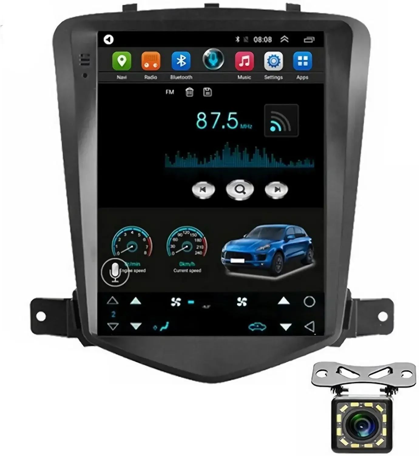 

Car Stereo For Chevy Cruze 2009-2015 Android 13 9.7 Inch Screen Car in-Dash GPS Navigation Wireless Carplay WiFi Free Camera