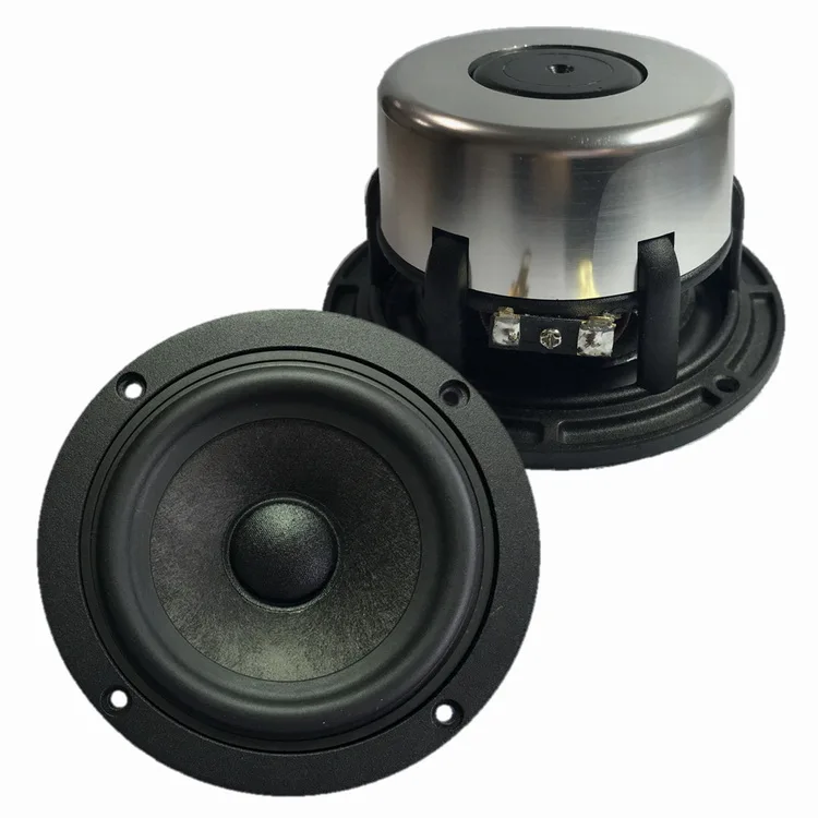 HiFi 4.5 Inch 96DB Full Range Horn Speaker for Sound Column Carbon fiber cotton 4Ohm/8Ohm optional speaker(1pcs speaker)
