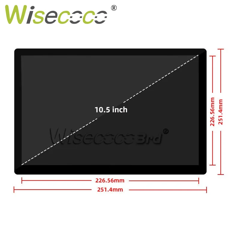 Amoled Display 10.5 Inch Oled Touchscreen 2K 2560X1660 16:10 Ips AM-OLED 60Hz Laptops Raspberry Pi Paneel