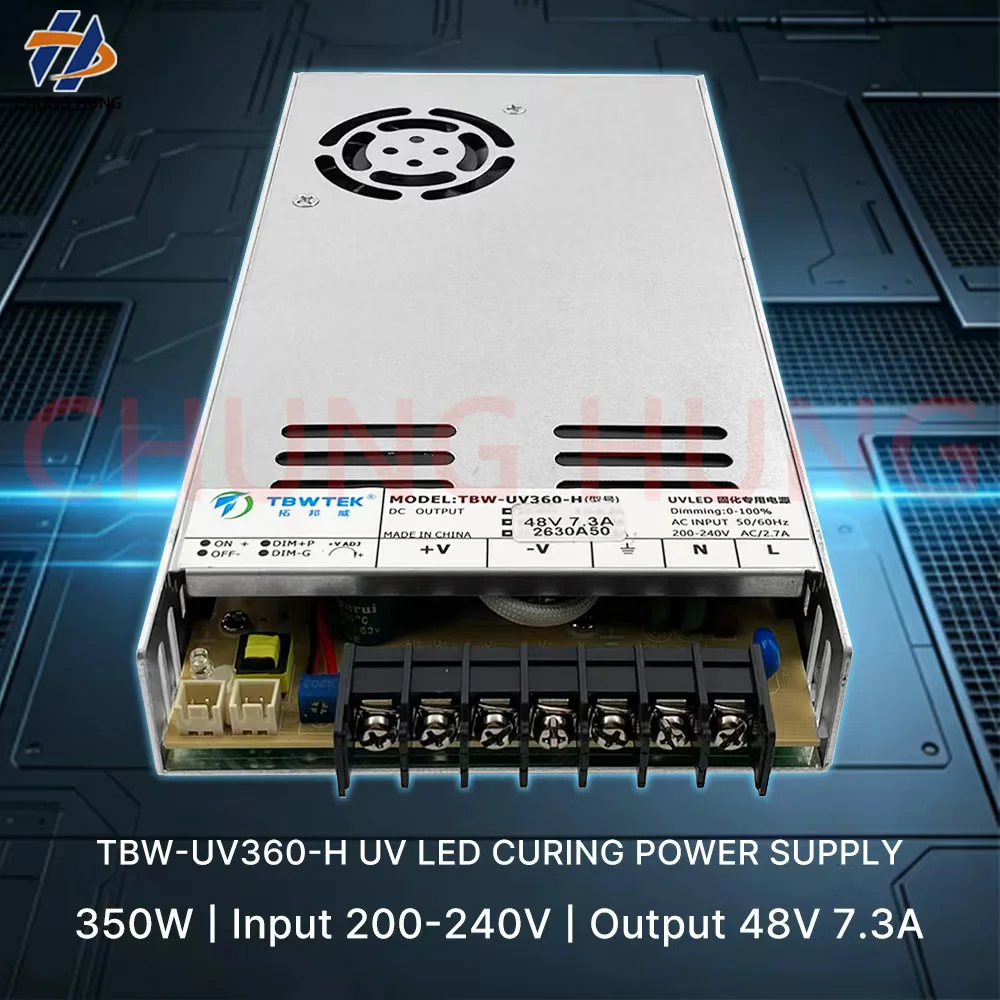 48V 7.3A adjustable output current source knob control power regulation controller driver, suitable for UV printing equipment