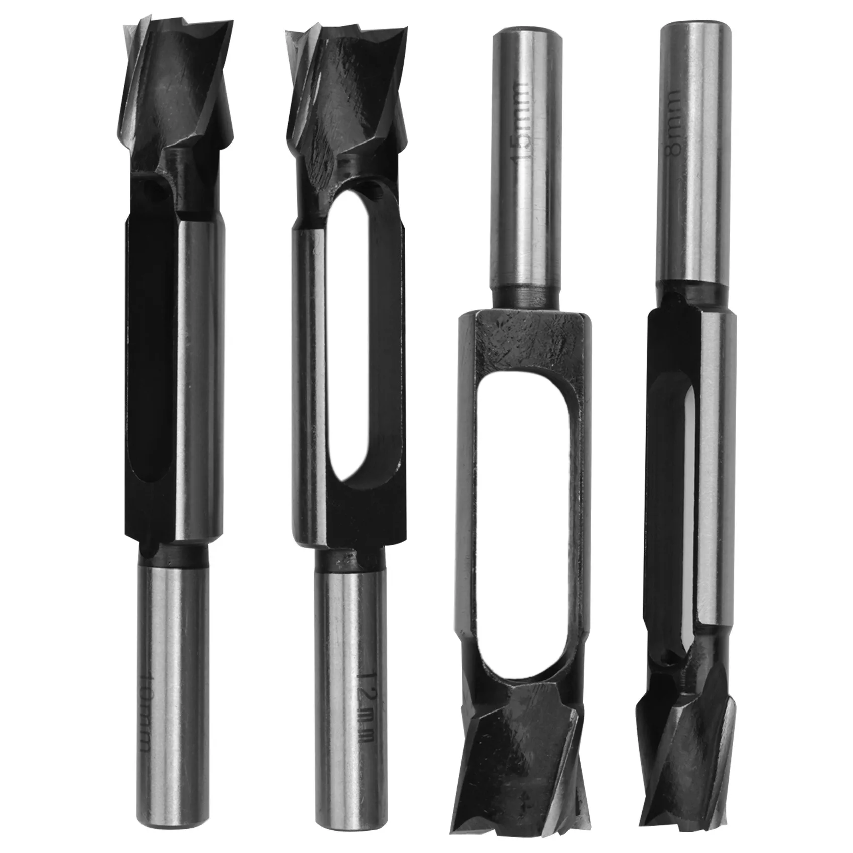 SLQZT 4 ชิ้น/เซ็ต Tenon Dowel Plug CUTTER Maker เครื่องตัดเรียว 8 มม.10 มม.12 มม.15 มม.เจาะ Cork