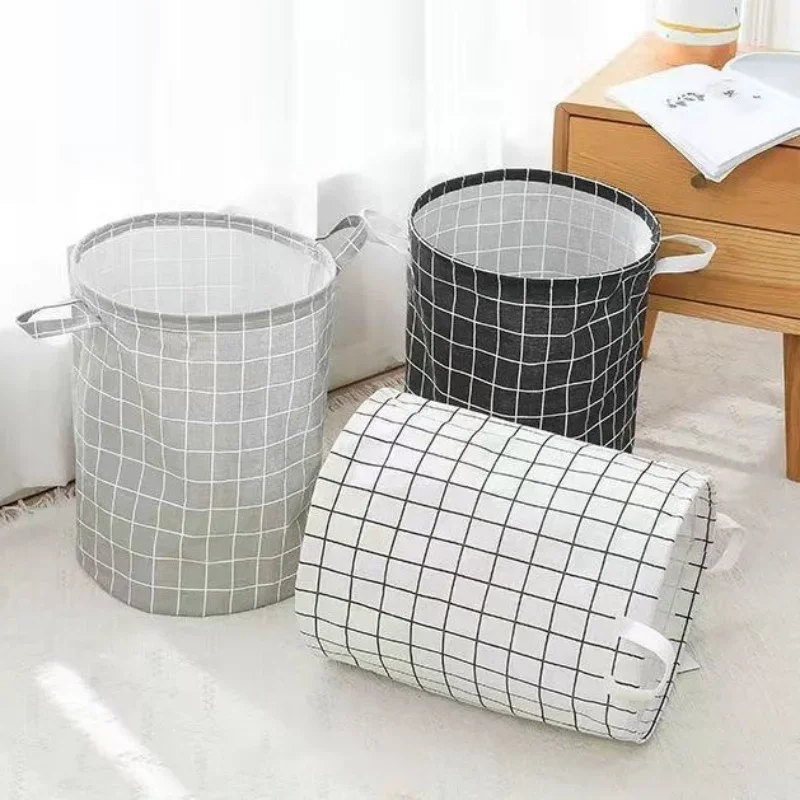 Household Dirty Clothe Basket Large Collapsible Laundry Basket Foldable Waterproof Bathroom Laundry Organizer Toy Storage Bucket