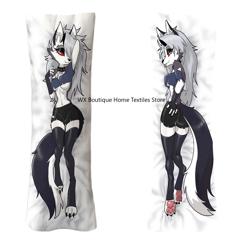 Dakimakura Anime Helluva Boss Loona Hugging Body Pillow Cover Holiday Gifts Double-Side Print