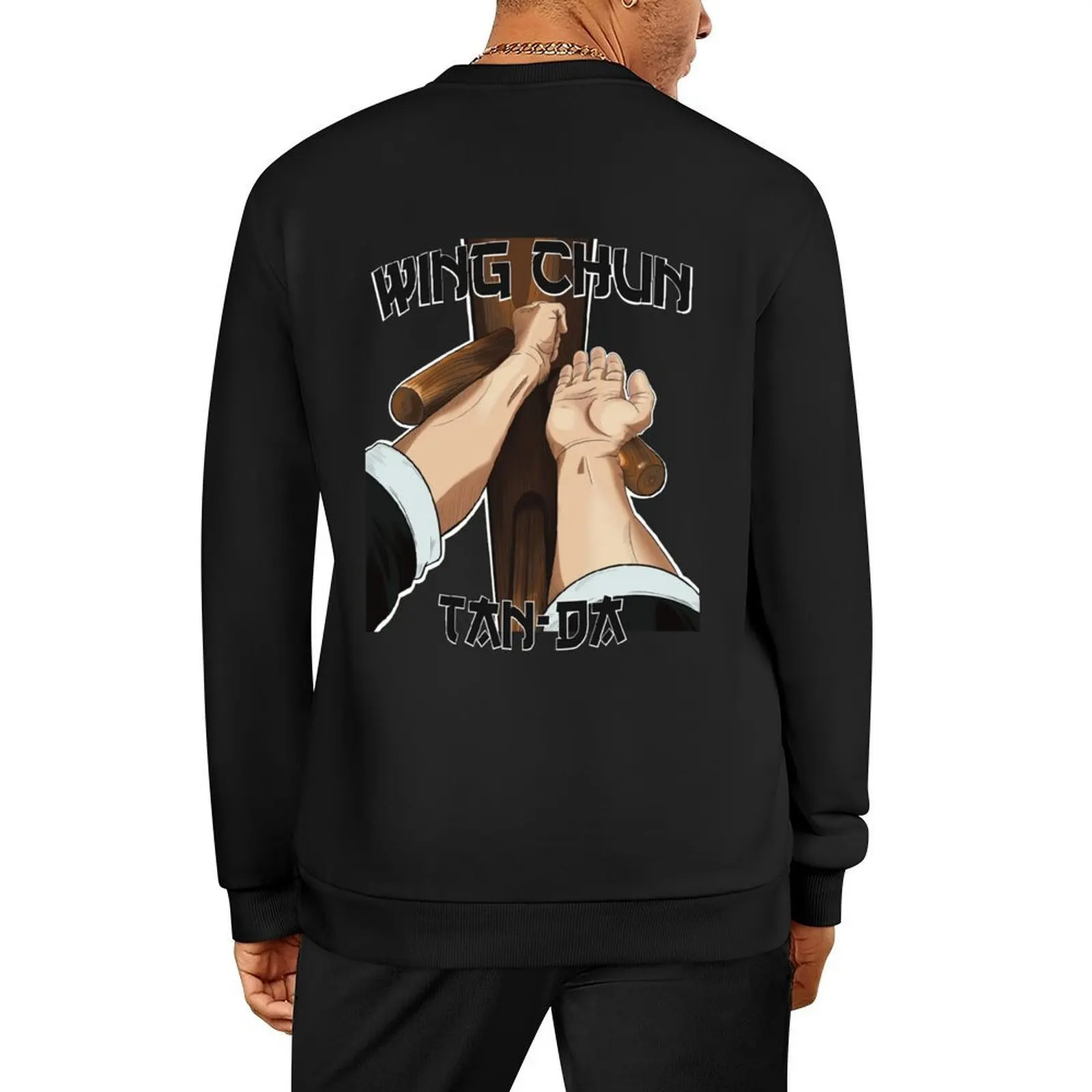 

Wing Chun Tan Da Pullover graphic t shirts men anime clothing men clothes korean autumn clothes oversize sweatshirts