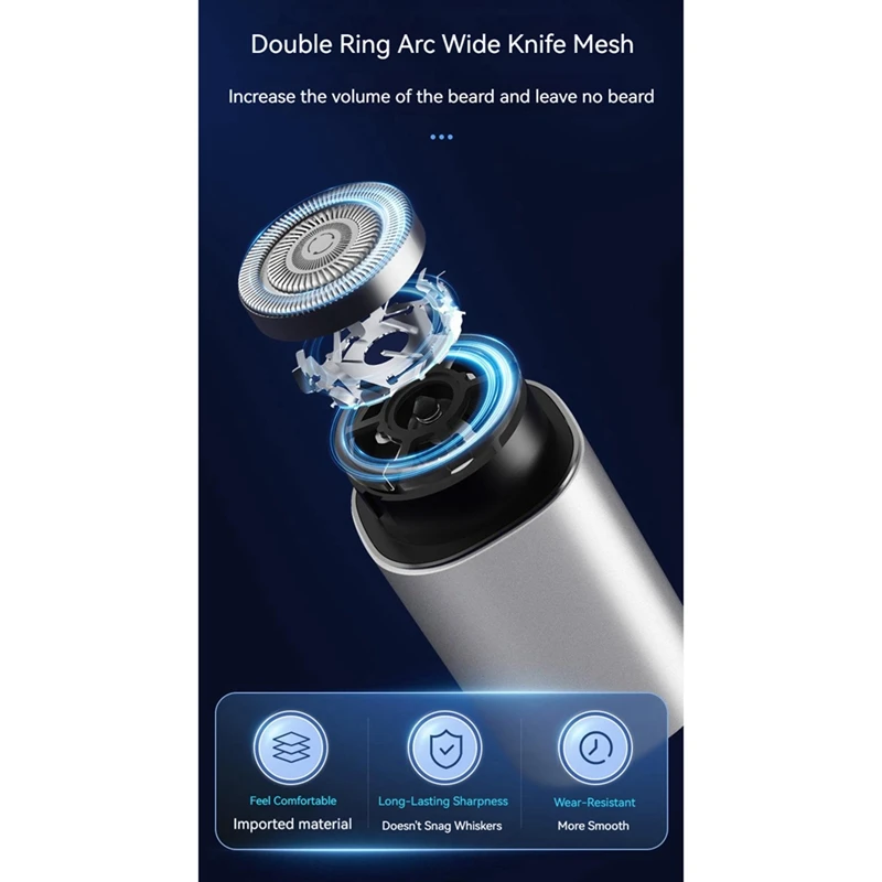 الرجال ماكينة حلاقة كهربائية صغيرة للسفر USB شحن الحلاقة الوجه اللحية ماكينة حلاقة قابل للغسل سكين الوجه اللحية للسيارة المنزل ماكينة حلاقة صديقة للبيئة