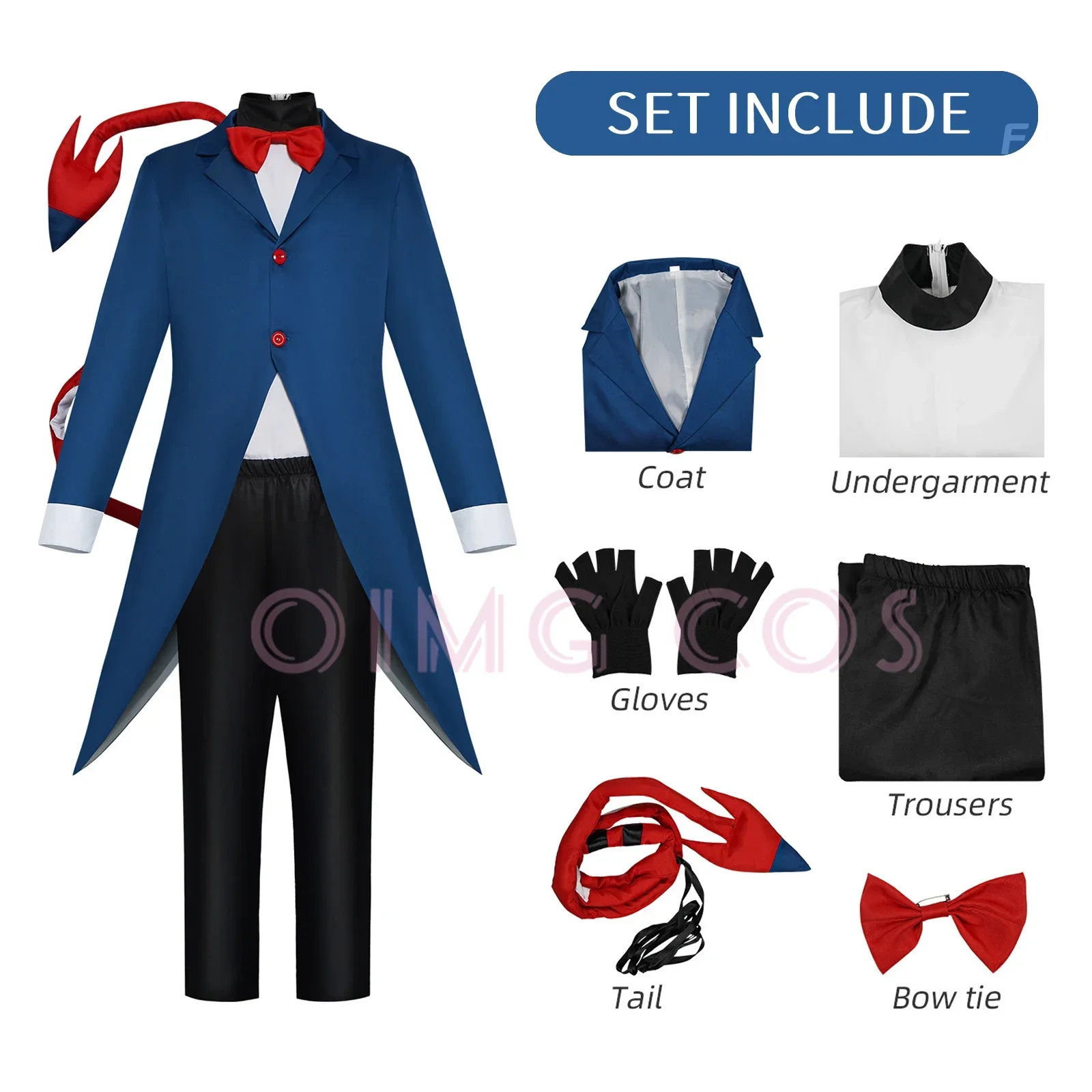 Moxxie Hotel Cosplay uniforme disfraz traje de hombre papel para fiesta de juegos de Halloween