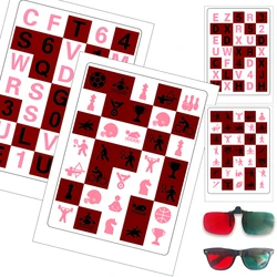 PVC Made Headline R/G Vision Therapy Reader | Anti Suppression Reader Themed | Low Vision Stereo Fusion Train