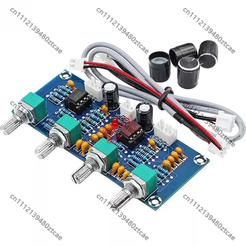 Dual NE5532 Tone Control Board Dual Channel Stereo Preamp Module High Mid Bass Adjust DIY Audio Amplifier Front Stage