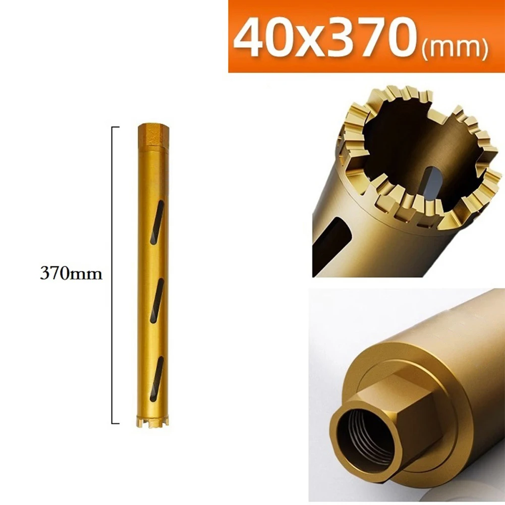 Материал Легкое крепление, возможность сухого и влажного сверления. Корончатое сверло M22 для бетона для различных применений.