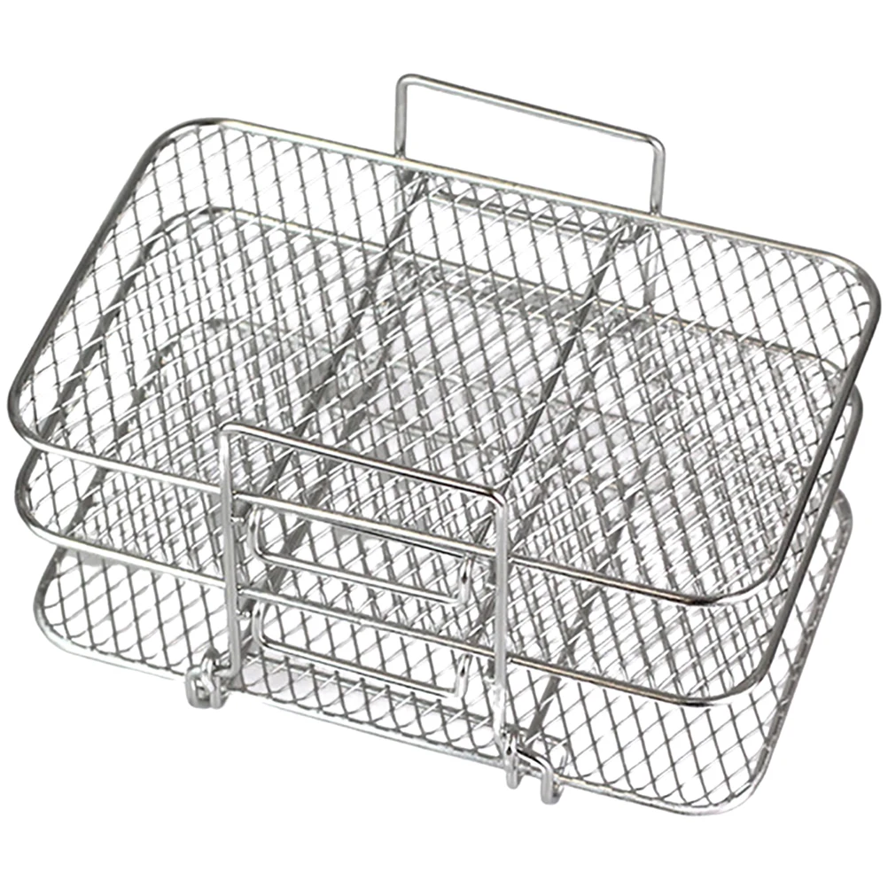 ثلاث طبقات مقلاة هوائية رف شواء ملحق فرن كهربائي قابل للفصل ديهيدراتور الفولاذ المقاوم للصدأ شواء شبكات استبدال