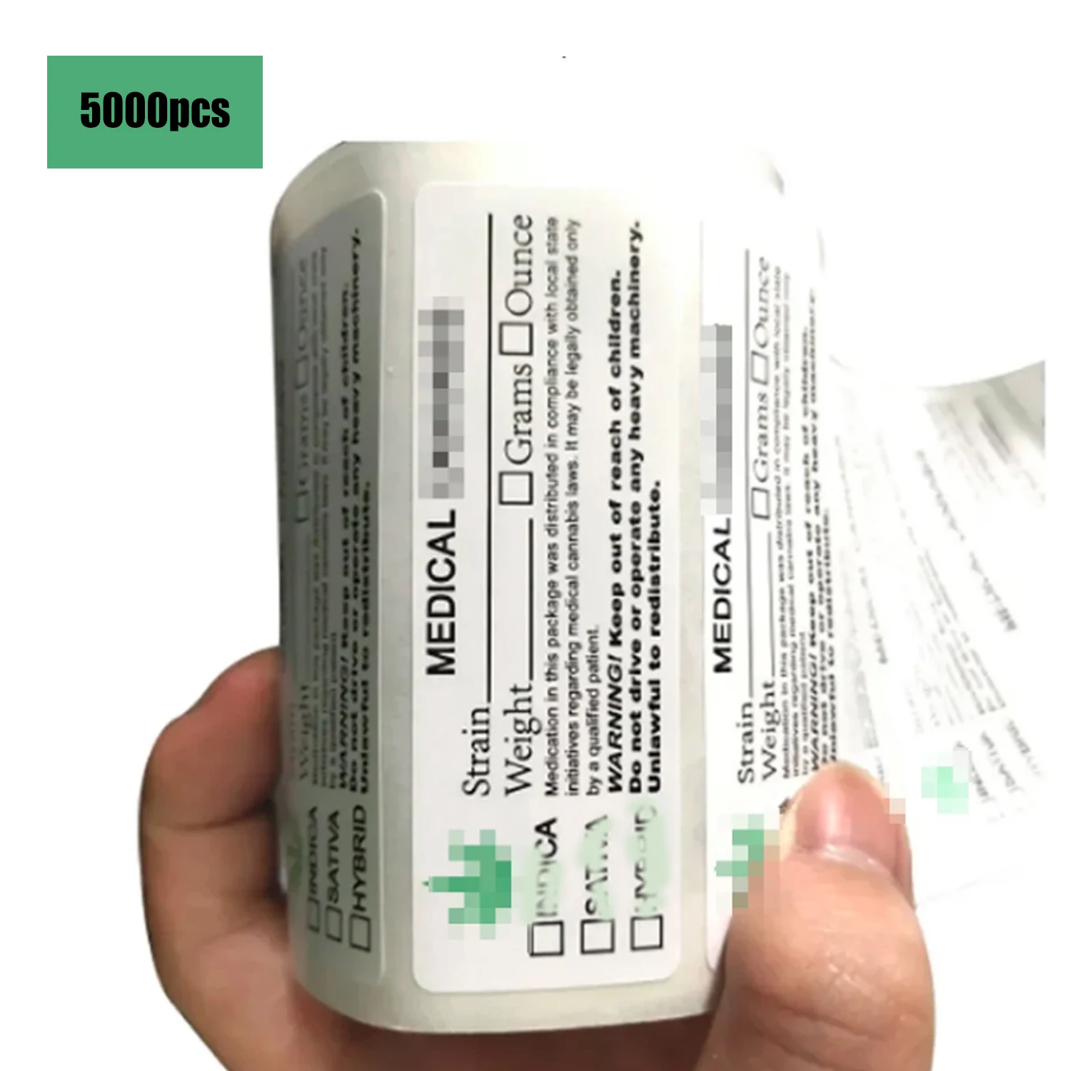 

5000 шт., универсальные Медицинские идентификационные этикетки, 1*3 дюйма
