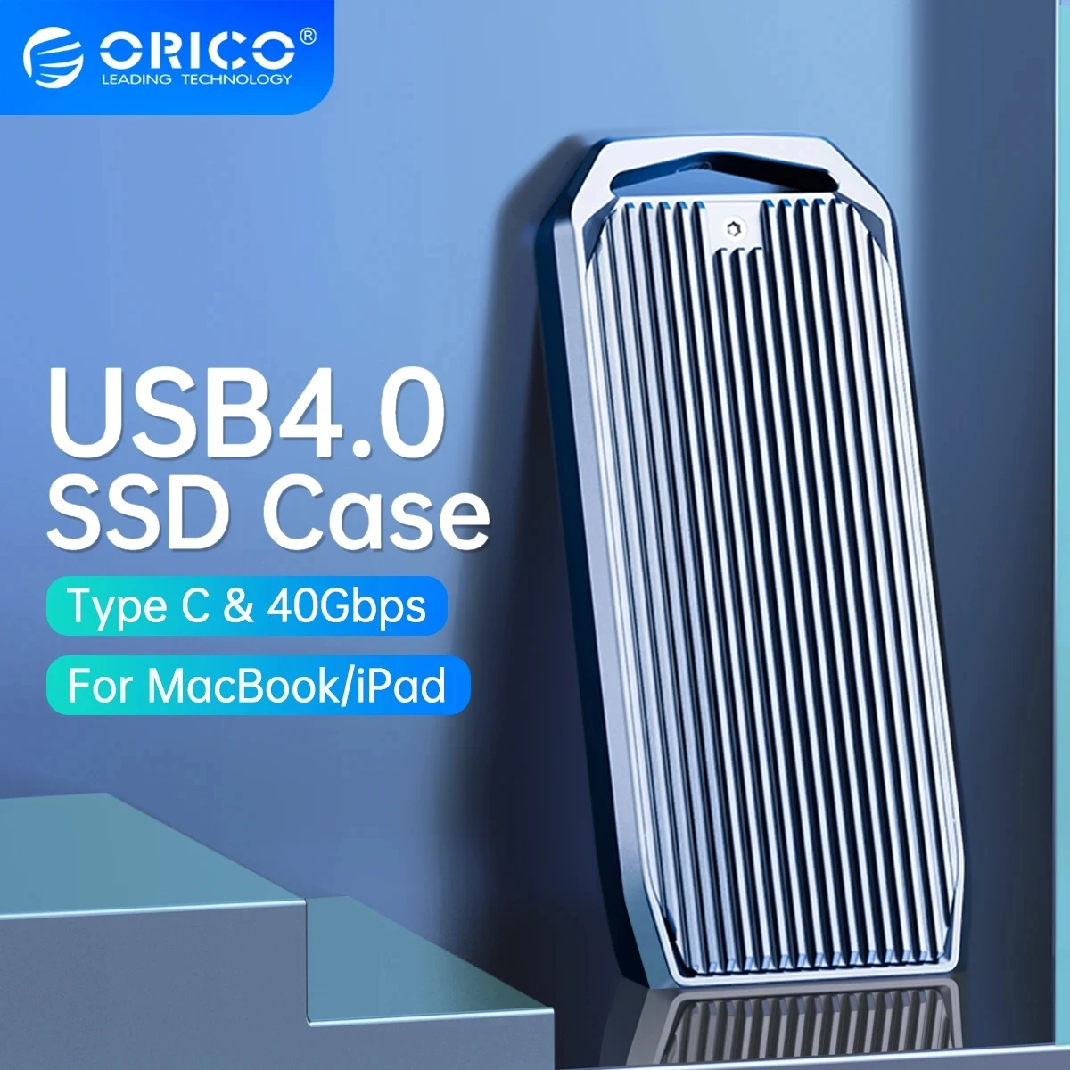 

ORICO USB 4.0 Thunderbolt SSD Case 40Gbps M2 NVMe Case Compatible with Thunderbolt 3 4 USB3.2 USB 3.1 3.0 Hard Driver