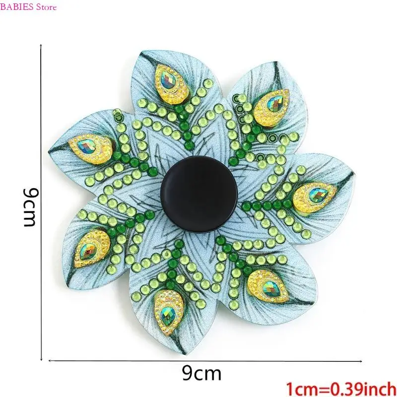 C9GB 게임 스피닝 장난감 DIY 스페셜 모양의 드릴 꽃 장난감