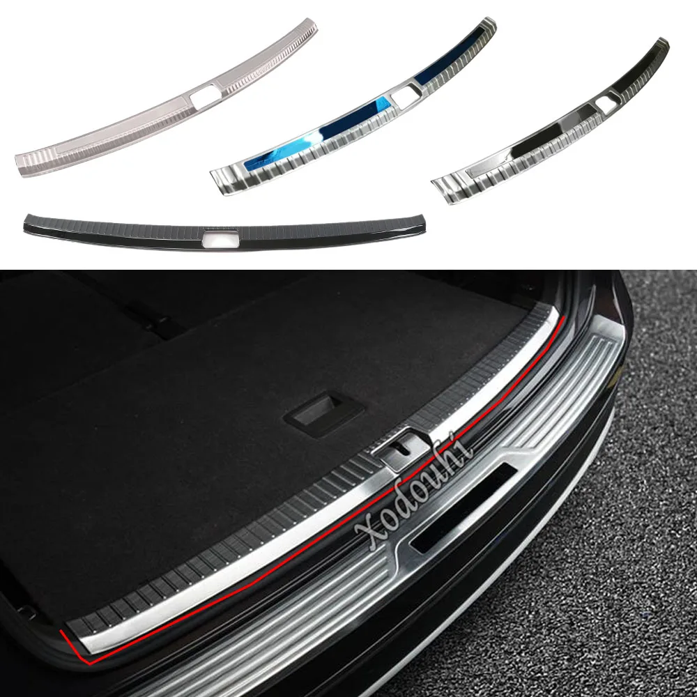 

Car Parts Inner Rear Bumper Trim Stainless Steel Scuff Sill Trunk Plate For VW Volkswagen Teramont Atlas 2017 2018 2019 2020