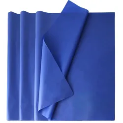10-100 Sheets Royal Blue Tissue Paper 50x66cm Blue Wrapping Paper Bulk Weddings Birthday DIY Festival Wrapping Crafts Decor