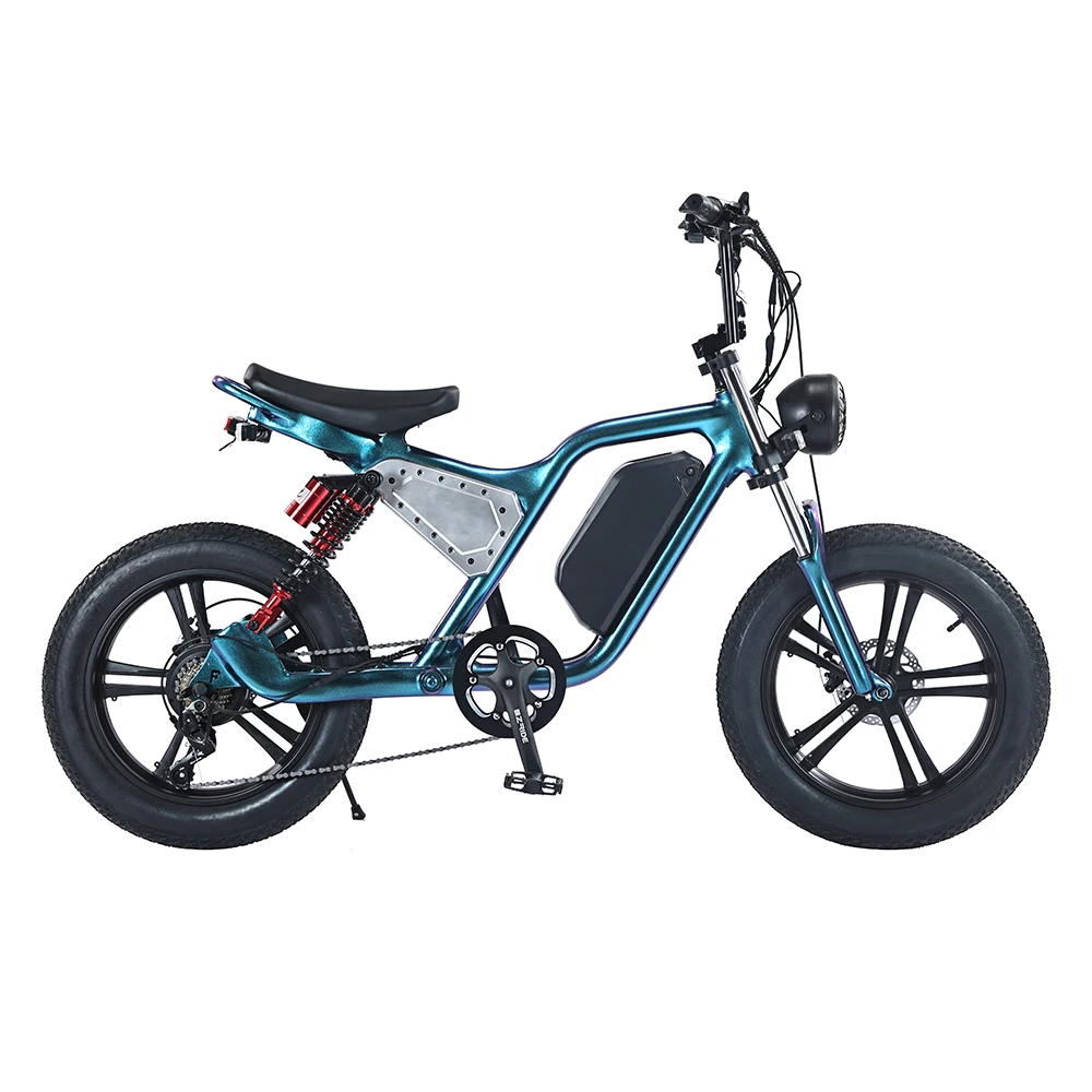 20-Inch Power-Assisted Electric Bike Fat Tire Aluminum Alloy 350W Brushless Motor Max 150kg Variable Europe Warehouse Stocked