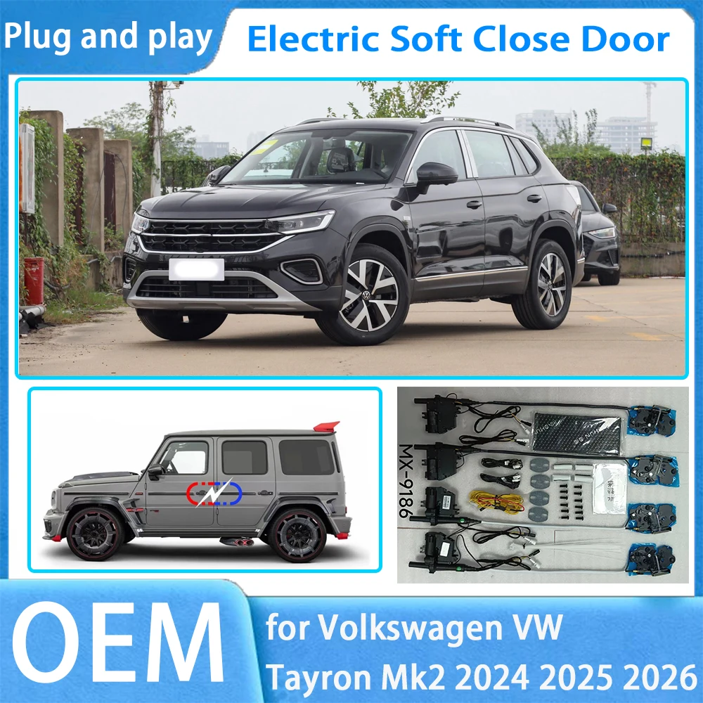 

for Volkswagen VW Tayron Mk2 2024-2026 OEM Car Soft Close Door System Automatic Electric Auto Pull Power Latch Power Closing