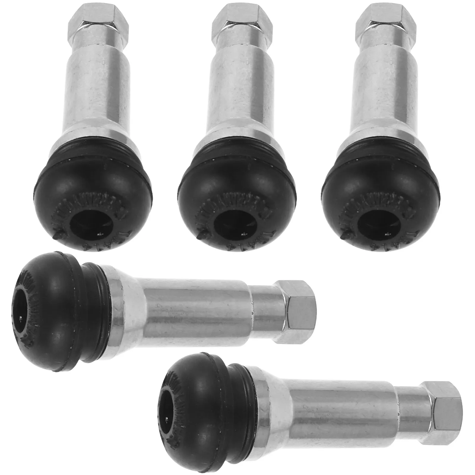 

5Pcs Tubeless Tire Valve Stem for Car Replacement Aluminum Alloy Tire Valve Stem Built-in Core Wear-Resistant Automotive