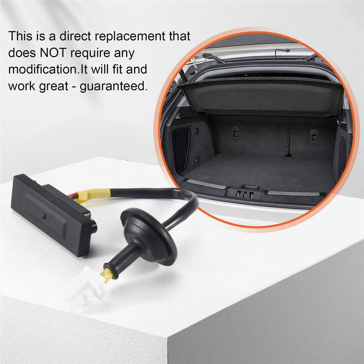 #26A Automotive Parts & Accessories,for Hyundai Verna SOLARIS 10-16 Hatchback Rear Trunk Switch Button,Black