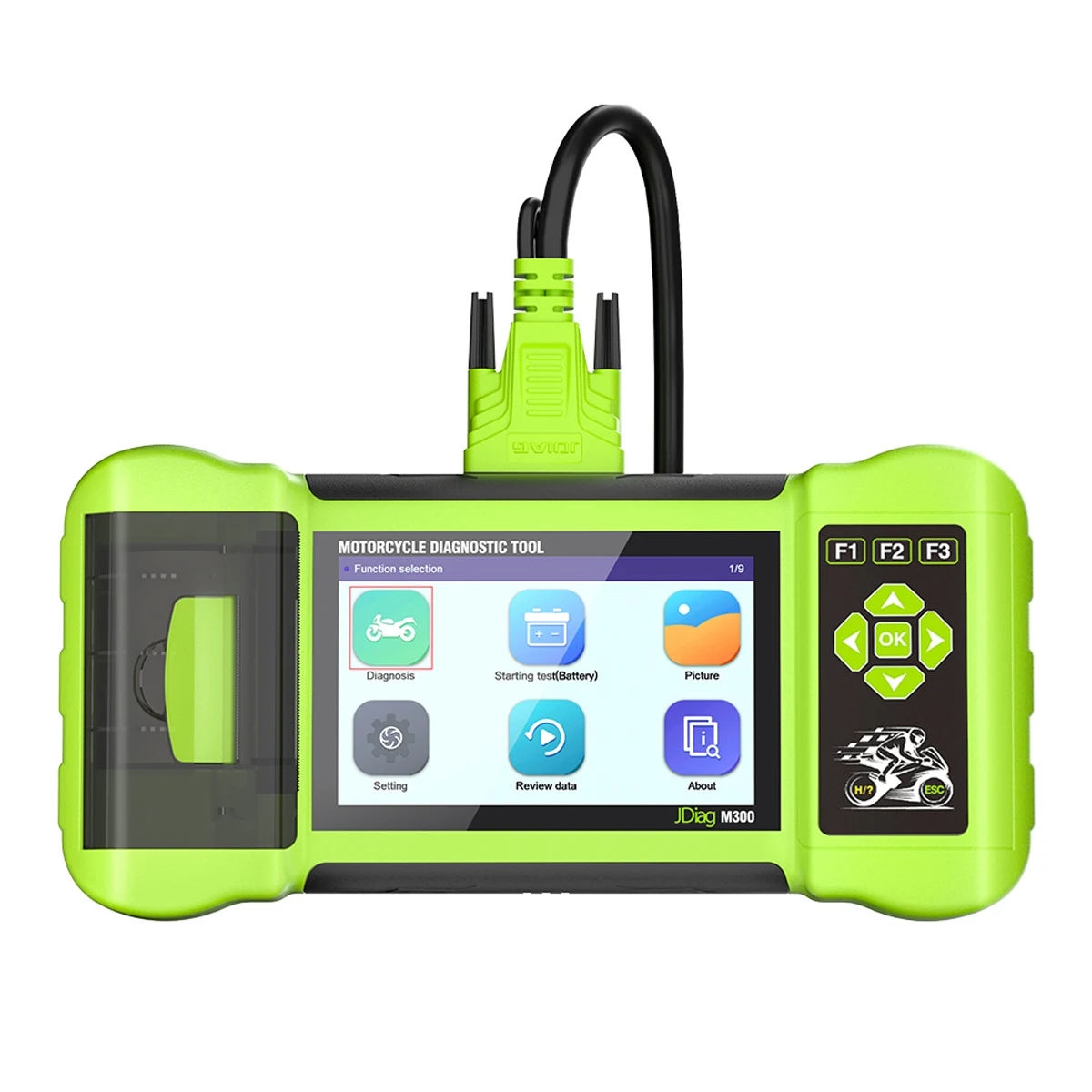 

JDiag M300 мотоциклетные диагностические инструменты OBD2 сканер тестер батареи диагностический ABS двигатель для BMW Ducati Harley Honda Yamaha Bajaj