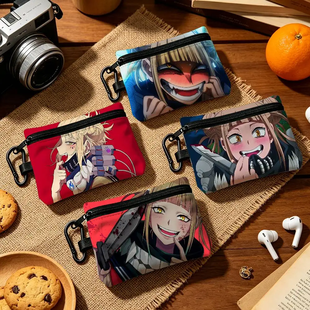 T-Toga H-Himiko Fashion Wear-resistant Oxford Cloth Coin Purse Portable Backpack Hanging Card Storage Bag