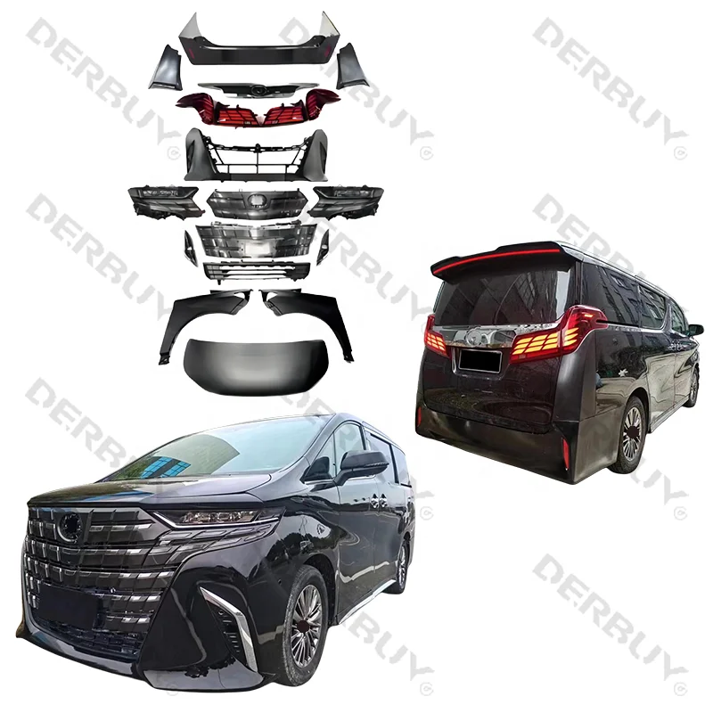 2024 New arrival Exterior parts for to yo ta vellfire alphard 30 35 to 40 alphard bodykit