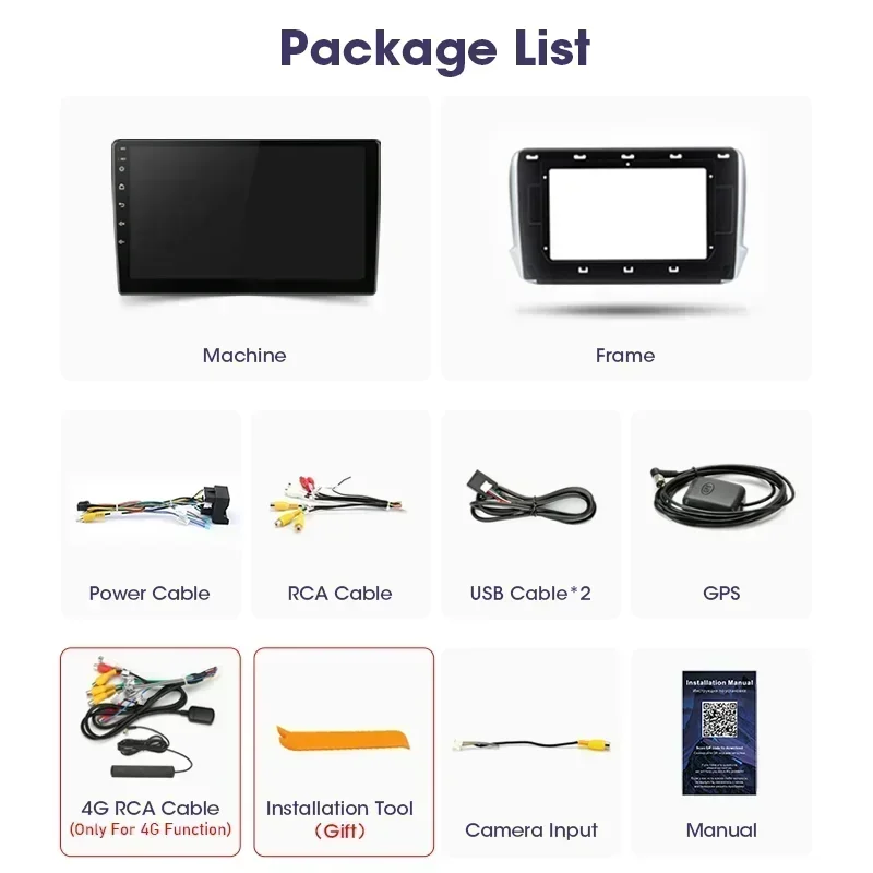 Radio de coche Carplay inalámbrica para Peugeot 2008 208 2012-2018 reproductor de vídeo Multimedia estéreo 2Din navegación estéreo unidad principal de DVD 6