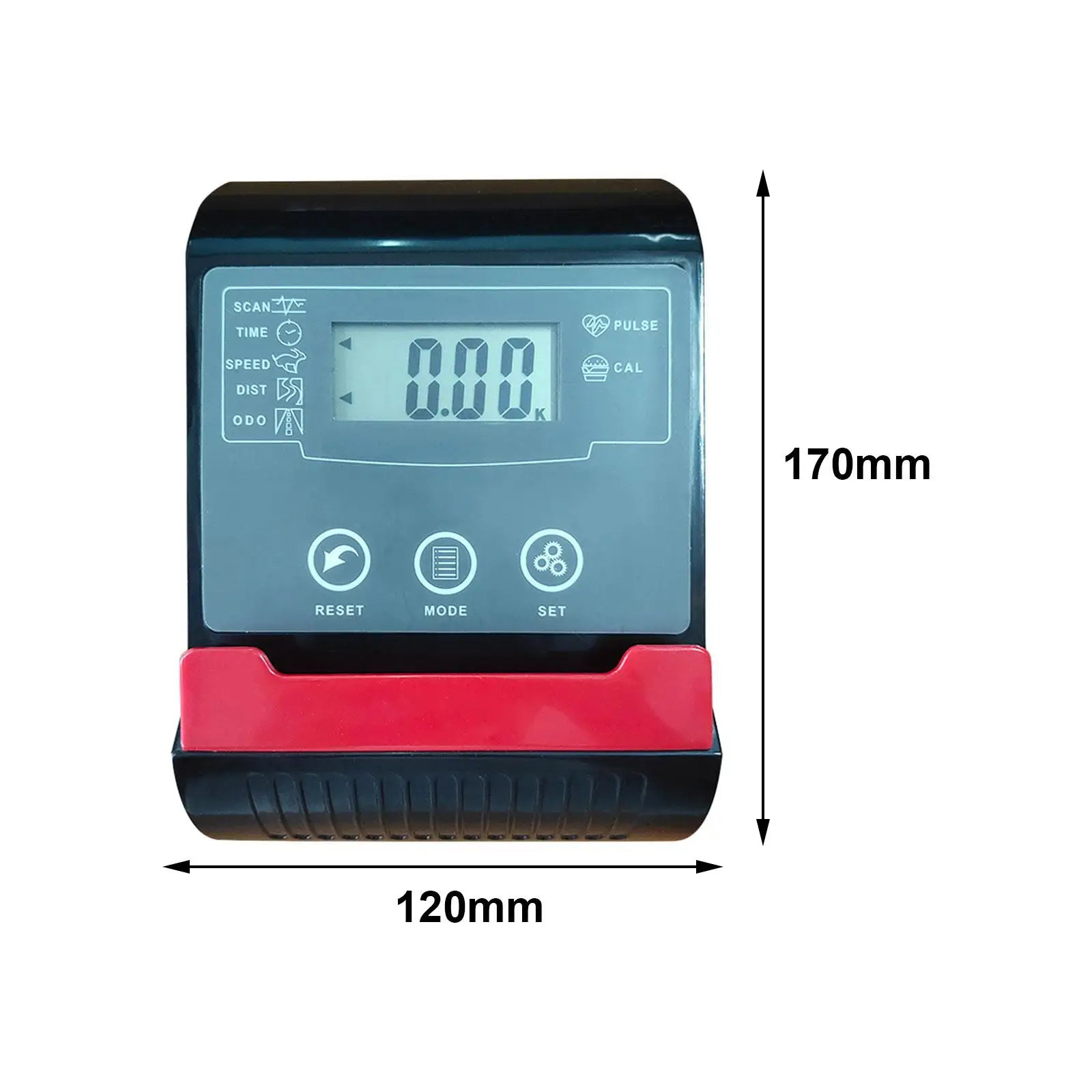 Stationary Bike Speedometer Odometer LCD Display Exercise Bike Computer for Fitness Equipment Stepper Elliptical Machine