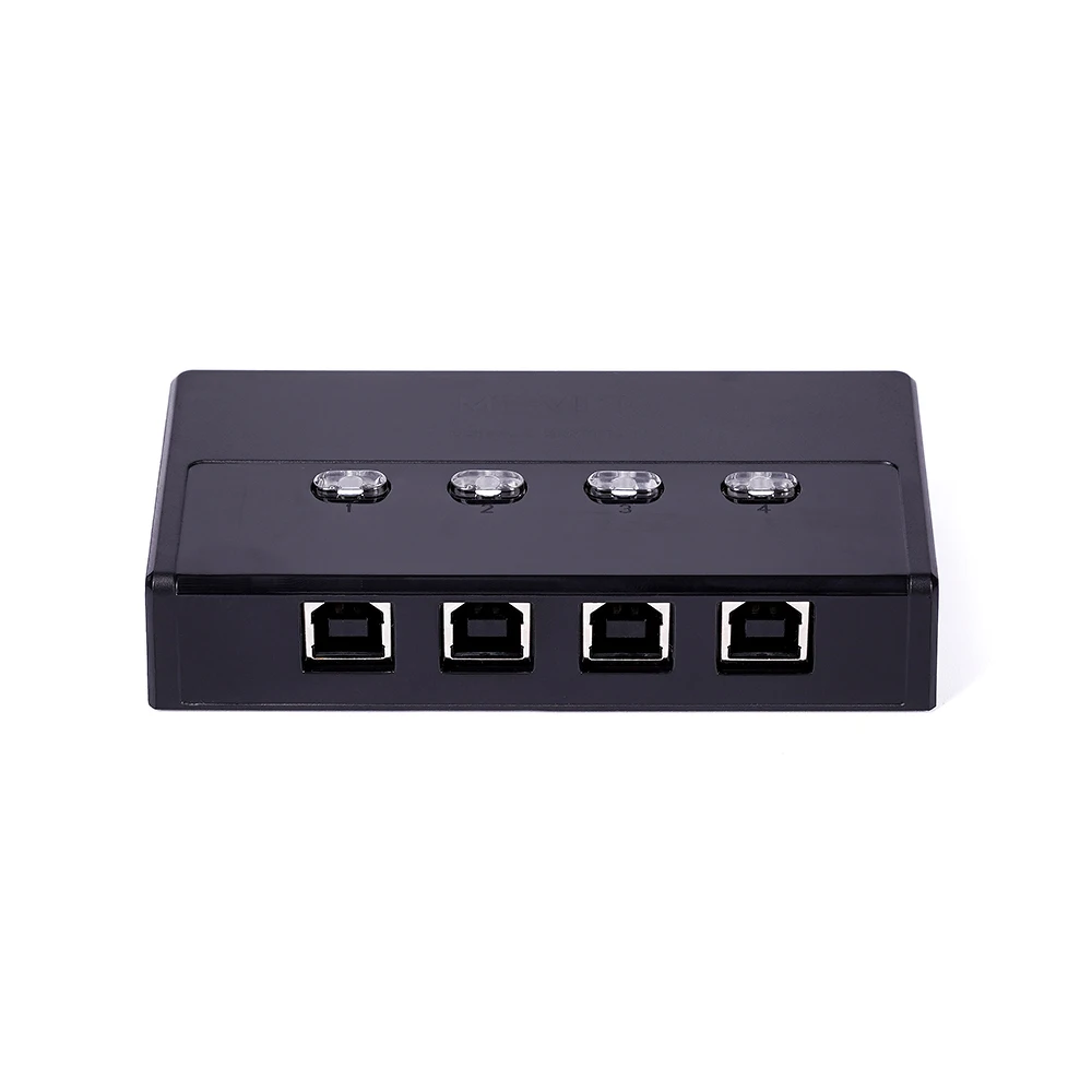 Switch per stampante USB 2.0 automatico a 4 porte 4 In1Out quattro computer condividi un convertitore USB con interfaccia USB