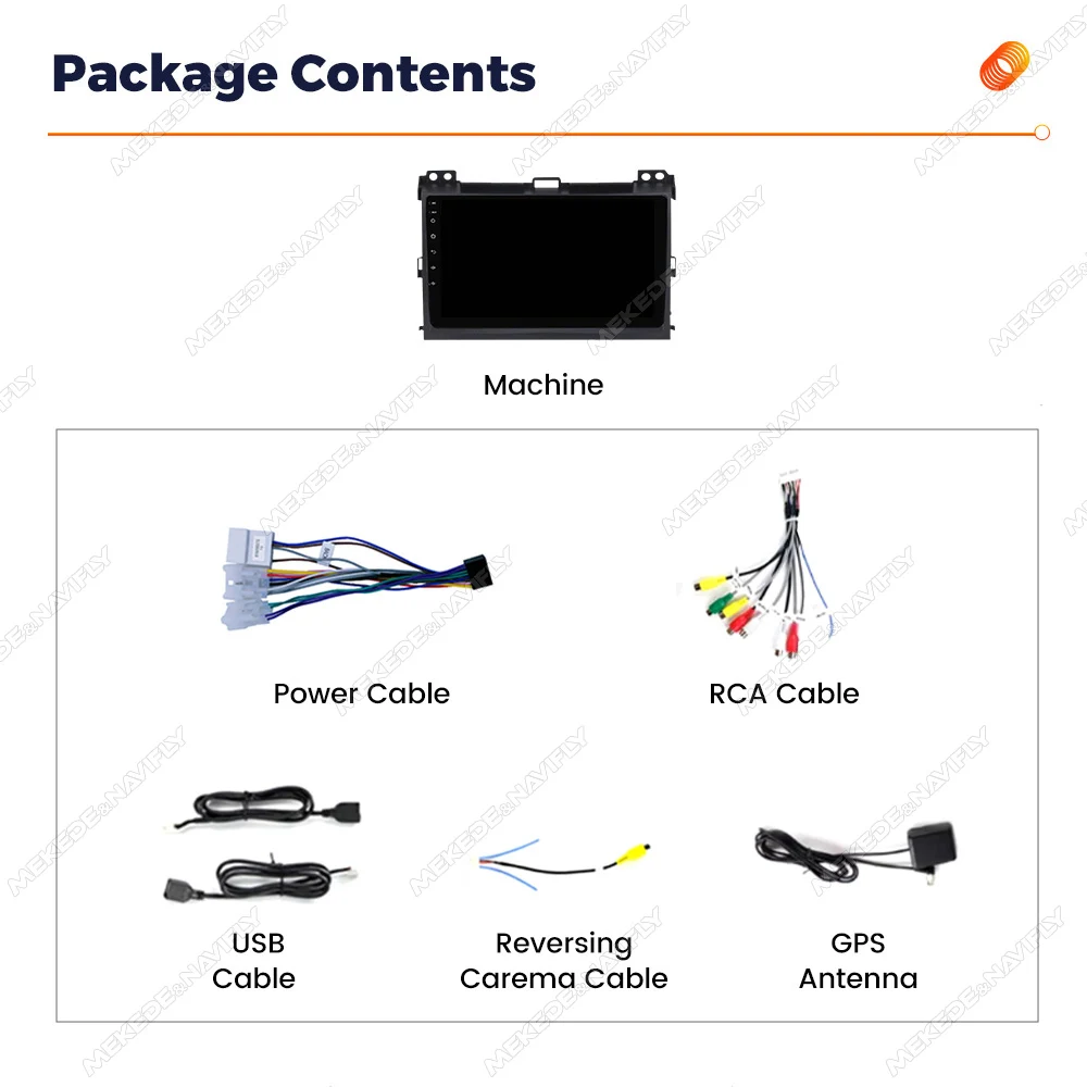 أندرويد 14 لتويوتا لاند كروزر برادو 120 LC120 2004-2009 راديو السيارة مشغل وسائط متعددة نظام تحديد المواقع والملاحة Carplay أندرويد السيارات BT #6