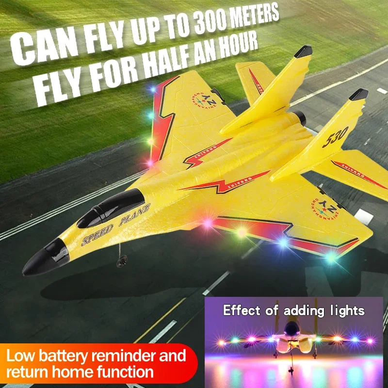 Zhiyang Mig 530 Avión de Control remoto, planeador de ala fija, modelo de juguete de tamaño mediano para niños