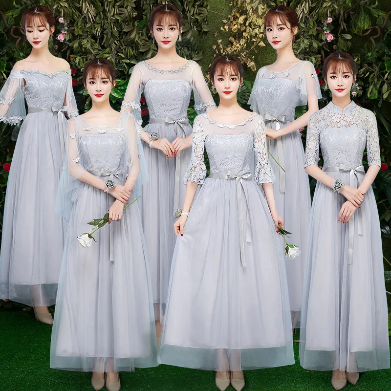 メイド・オブ・オナー-ロングガウン-レディース-ミドル丈イブニングドレス-卒業写真撮影用ウェアラブルイブニングドレス-誕生日パーティードレス