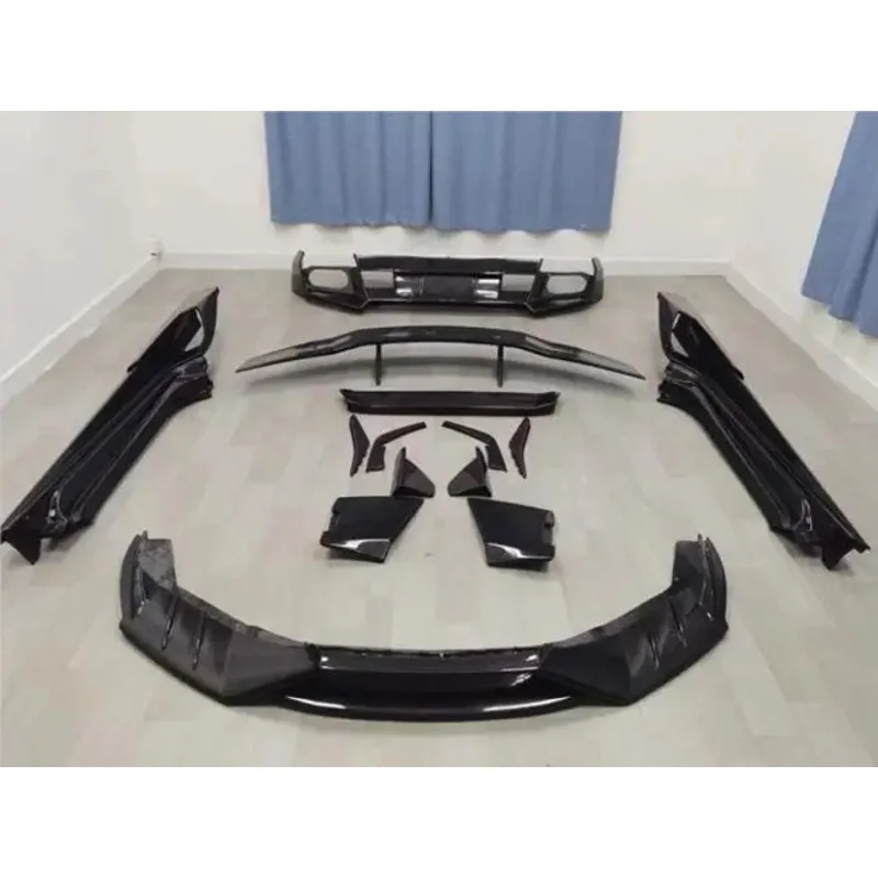 

For Lamborghini Huracan LP580 LP610 2014-2020 Carbon Fiber Front Bumper Lip Splitters Rear Diffuser Side Skirt Spoiler Body Kit