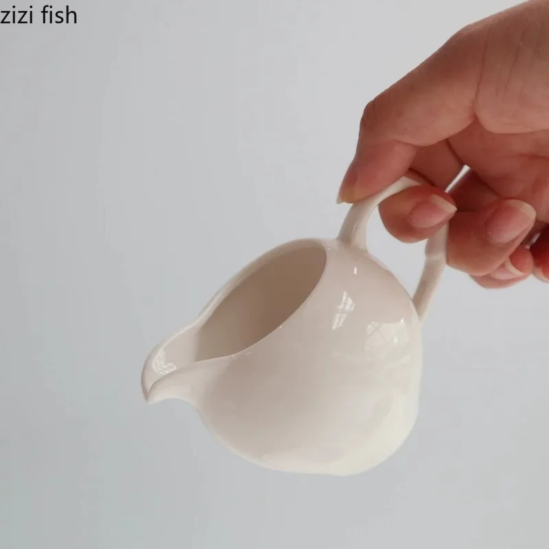 طبق صلصة أبيض من السيراميك بدون مقبض ، طبق صلصة ، كوب حليب ، أطباق وجبات خفيفة ، أطباق عشاء ، طبق توابل ، قوارب مرق