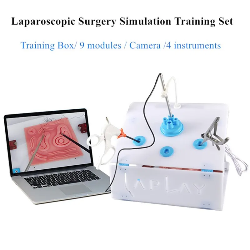 Laparoscopic Surgery Simulated Training complete Set Practice Equipment