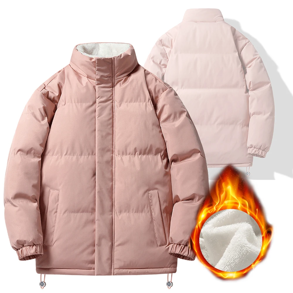 Men's/Women's Winter Padding parkas Jacket Casual Luxury couple Clothing Hip Hop Street Wearing Colorful Warm Fleece Outwearing