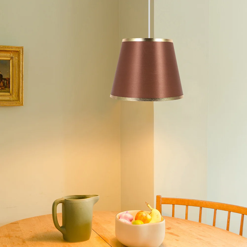 

Round Lamp Shade 12 Inch Fabric Replacement For Desk Table Bedside Modern Light Cover Decorative Indoor Household Lighting