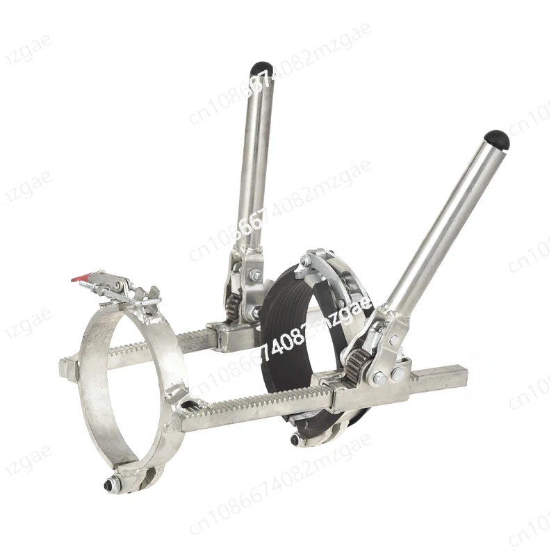 

PP pipe installer silent tensioner hdpe straight flexible socket pp silent drain butt fastener