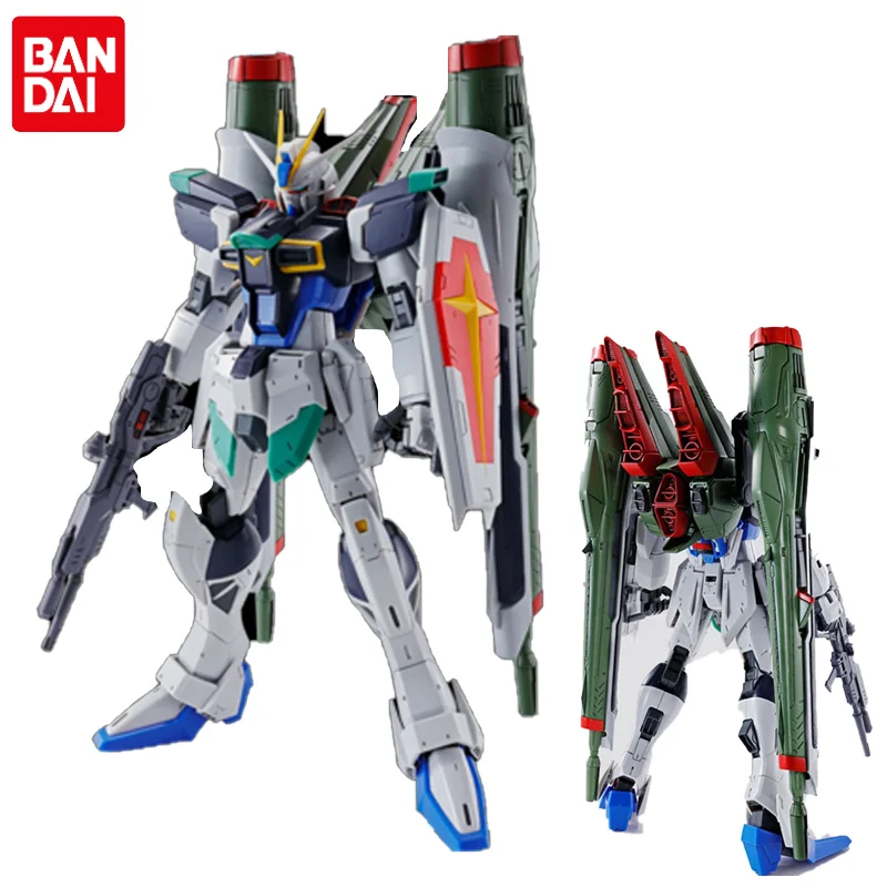 Original Bandai Gundam Anime Figure PB Limit MG 1/100 ZGMF-X56S/Y Blast Impulse Gundam Assembling Model Anime Action Figures Toy