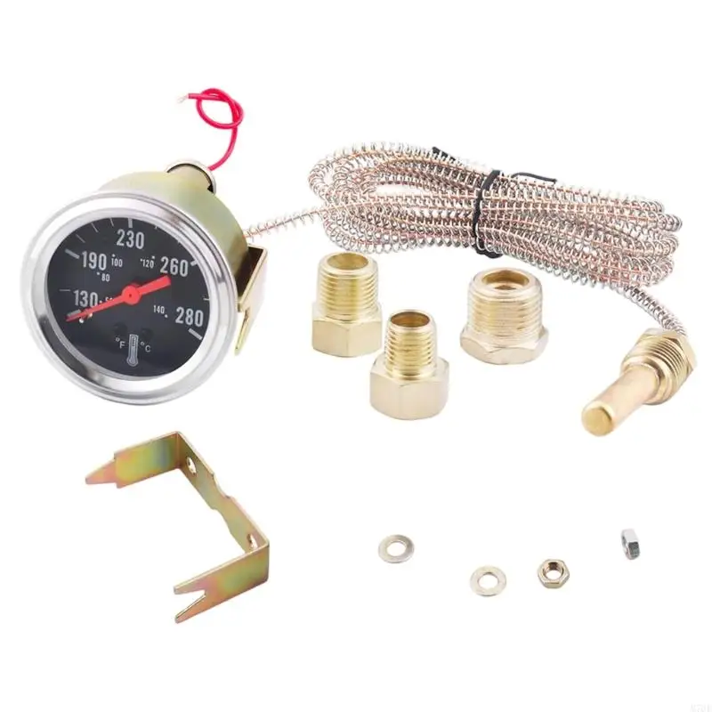 M76E Clearly Visible Water Temperature Display With Metal Body And Glass face For Demanding Environments
