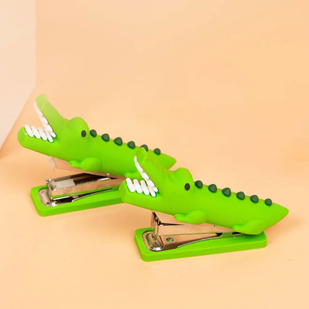 

4Pcs Compact Cartoon Mini Stapler Cute Shaped for Students Office Desk Accessories Animal Stapler