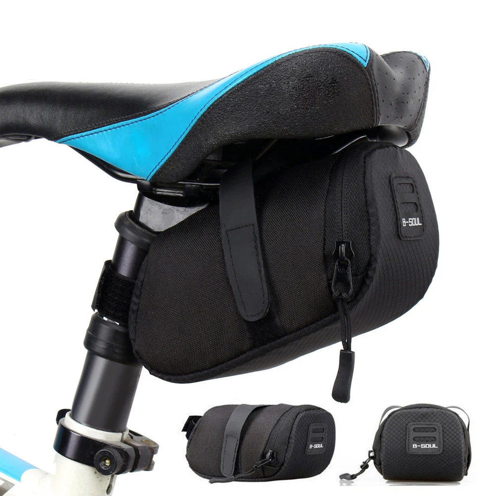 Nylon Bicycle Saddle Bag Waterproof MTB Mountain road Bike Saddle Storage Seat Rear Tool Pouch Bag Saddle bike accessories