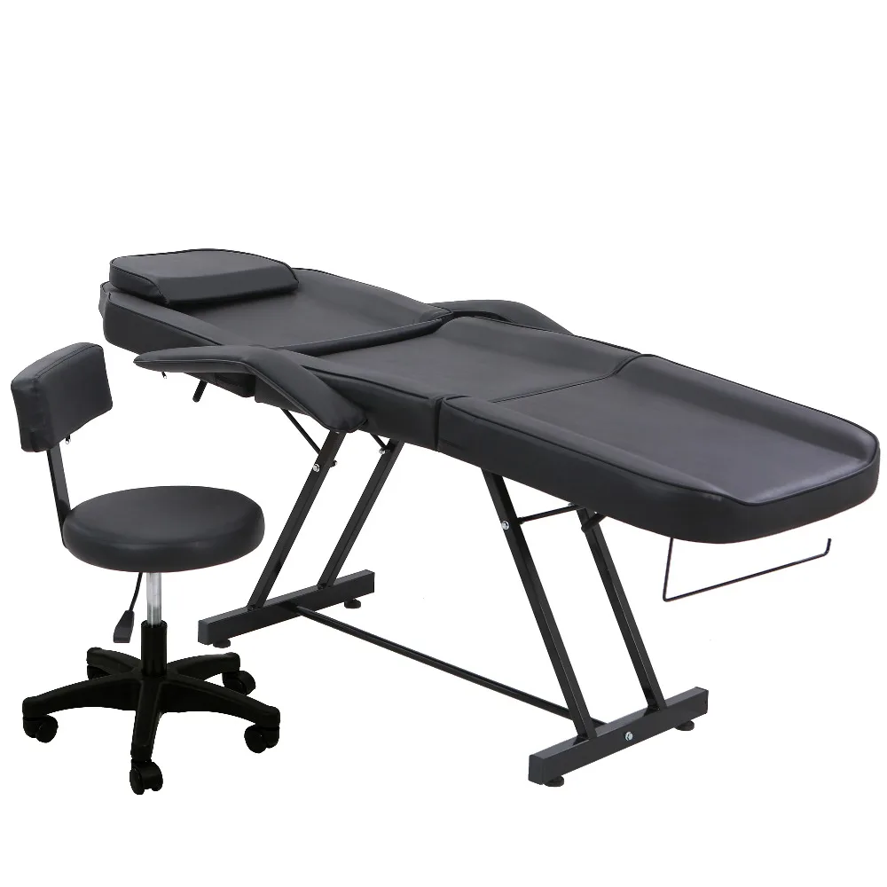Modern Design  Salon and Spa Shop Furniture Spa Bed Reclining Facial Eyelash Extension Bed for Beauty Tattoo Massage