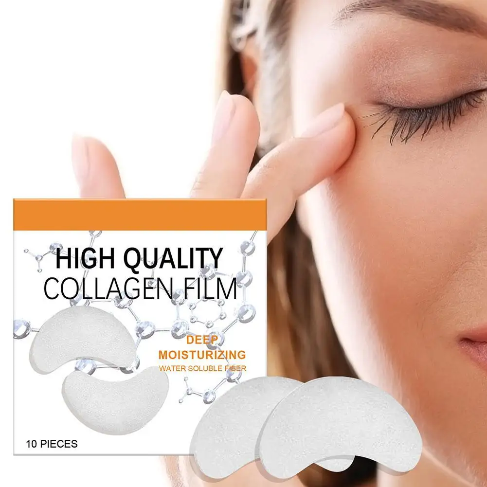 

5Pairs Collagen Soluble patches Film Anti Wrinkles Remove Dark Circles Nourish Mask Moisturizing Lift Firming Skin Eyes Care