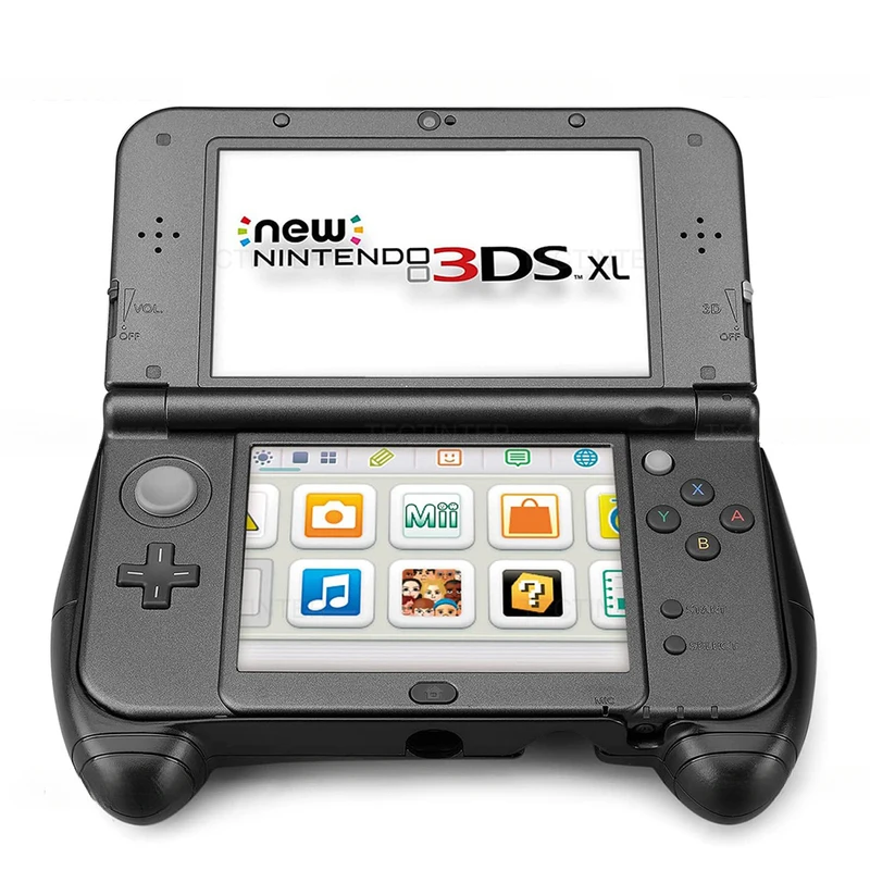 Protective Hand Grip Holder Case Plastic Handle Stand Compatible with Nintendo New 3DS XL LL Console Video Game (New version) view 3
