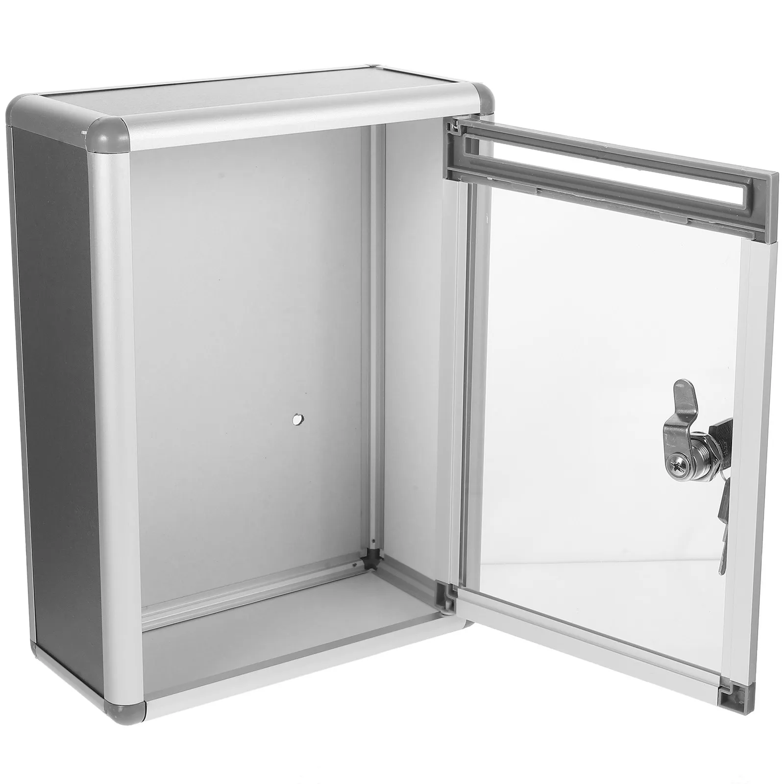lockable-wall-mail-organizer-aluminum-alloy-suggestion-box-large-mail-storage-container-for-office-complaint-letters