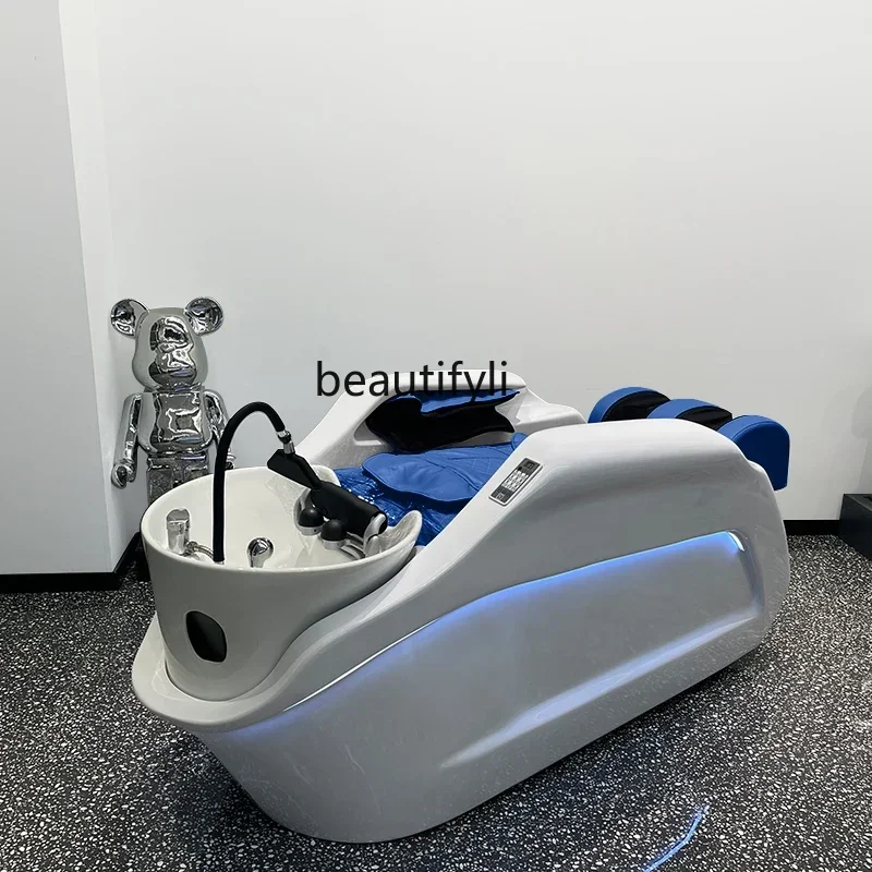 

smt14 Automatic Intelligent Massage Shampoo Bed Hair Salon Multi-Functional Thai Head Therapy Bed for Hair Salon