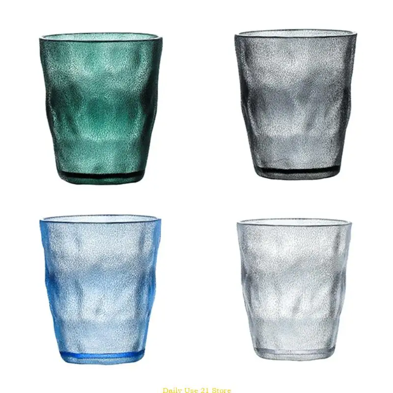 

220ml Shatterproof Acrylic Water Tumblers Unbreakable Drinking Glasses Reusable