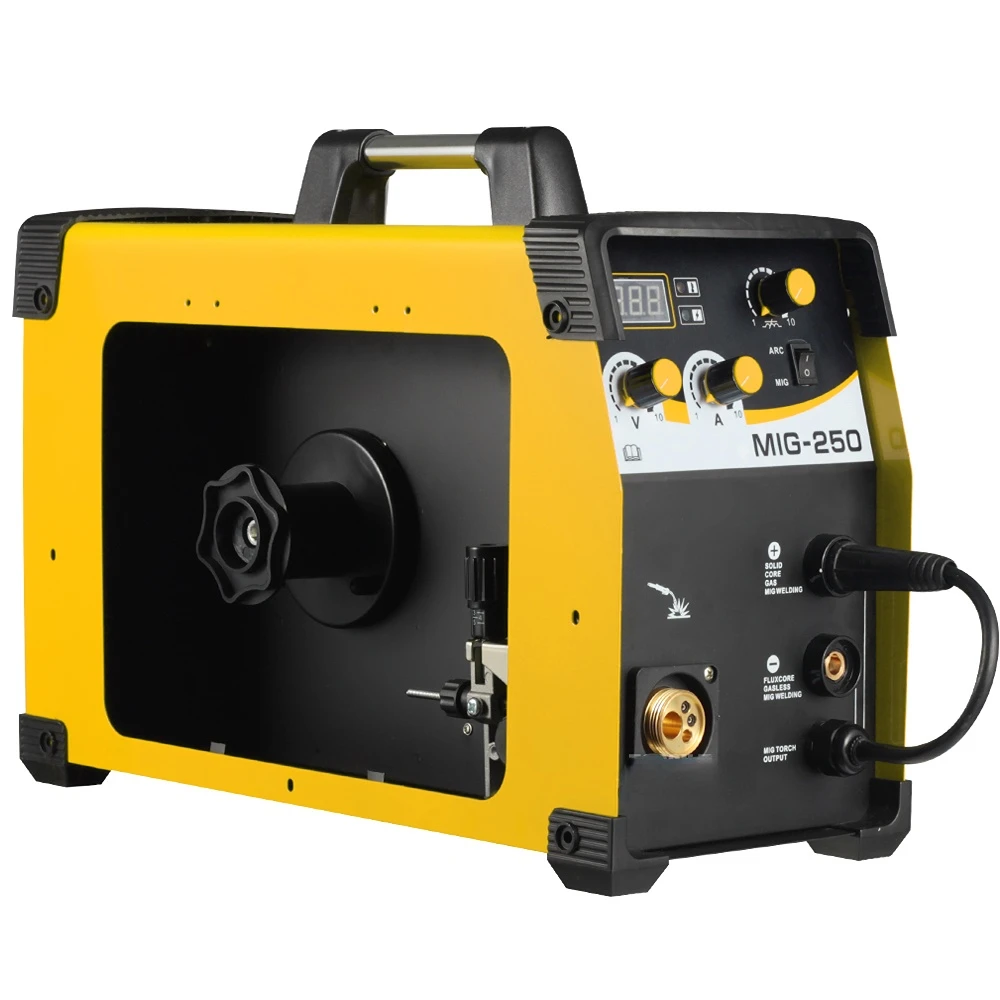 Welder 3 in 1 IGBT 250 Multi Process Mashin Poste A Souder  Sans Gaz Flux Core Gasless  Welding Machine